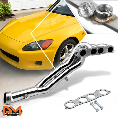 For 99-09 Honda S2000 AP1/AP2 2.0L/2.2L Stainless 4-2-1 Exhaust Header Manifold • $95.89