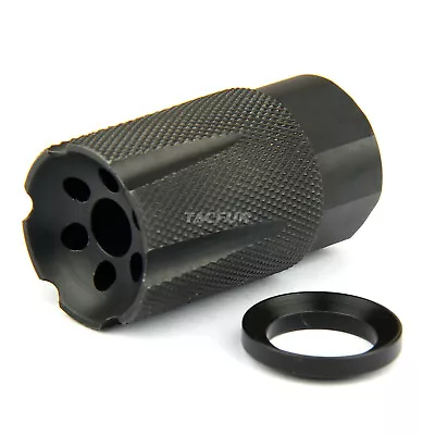 NEW! Compact Low Concussion 1/2x28 Muzzle Brake Compensator For 223 • $18.95