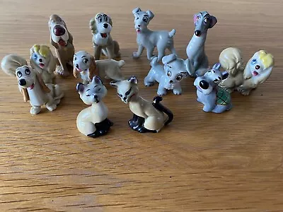 Wade Lady & The Tramp Set Figurines X 12 • £40