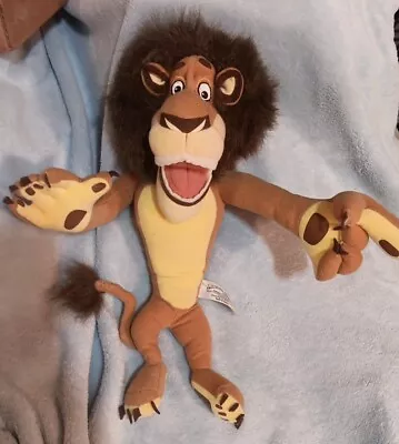 DreamWorks Madagascar Talking Alex Lion Hasbro Plush 2004 Works! Vintage • $24