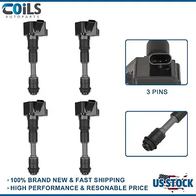 4 Pack Of Ignition Coil For Volvo XC40 XC60 XC90 S60 S90 V60 V90 2.0L L4 UF756 • $42.99