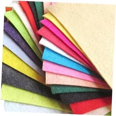 21 Sheets Summer Colors Collection Merino Wool Blend Felt Sheets Sewing DIY  • $42.47