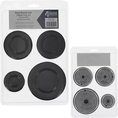 £14.99 • Buy Gas Hob Burner Crown & Flame Cap Set For RANGEMASTER Cooker All Sizes 55 - 100mm