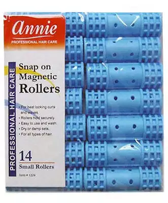 Annie Snap On Small Magnetic Rollers Light Blue • £3.95