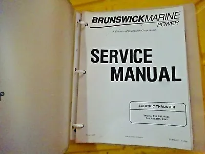 1990 Mariner Mercury Outboard Service  Repair Manual Electric 90-816427 • $5.99