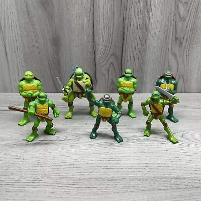 Lot Of 7 McDonalds TMNT Teenage Mutant Ninja Turtles Mikey Don Leo Figures 2007 • $9.99