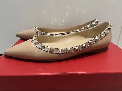 Valentino Garavani Rockstud Flat Shoes  Size36 • $195