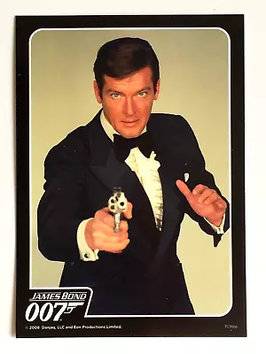 JAMES BOND 007 POSTCARD. ROGER MOORE ... ISSUED In 2008.  SUPERB ! • £1.99