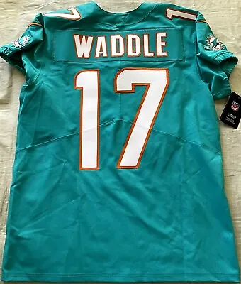 Jaylen Waddle Miami Dolphins 2021 ROOKIE Authentic Nike Elite Game Model Jersey • $517.17