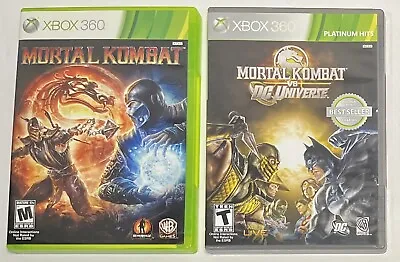 $24.99 • Buy Mortal Kombat VS DC Universe + MK1 Fatality Lives Xbox 360 CIB Video Game Lot 2