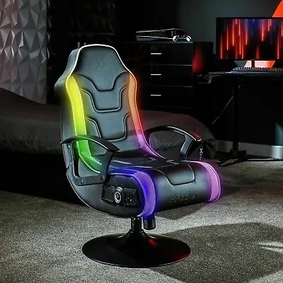 £129.99 • Buy USED X Rocker Bolero 2.1 Audio RGB Neo Motion LED Gaming Chair
