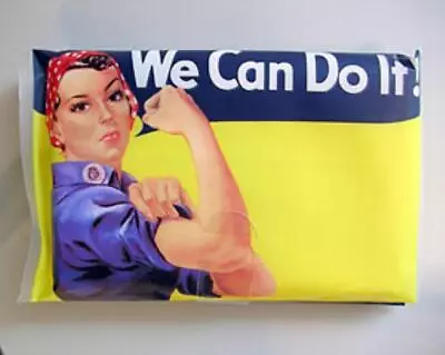 Rosie The Riveter Refillable Pocket Tissues Travel Holder Woman Power Strength • $3.13