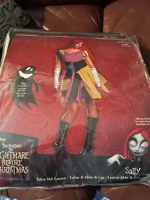 $89.99 • Buy Disguise Nightmare Before Xmas Sally Halloween Womens Costume Sz. L W/wig New!