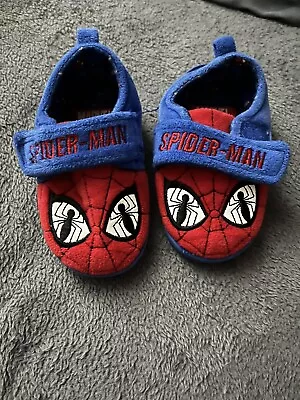 Boys Spider-Man Size 7 Slippers • £2.50