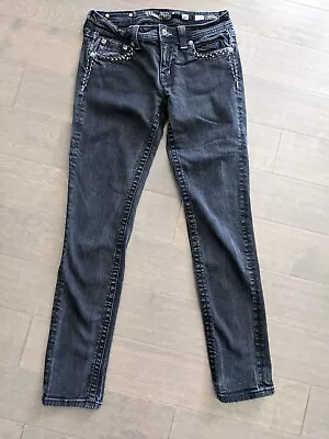 Miss Me Women's Size 30 Skinny Black Denim Jeans • $24.99