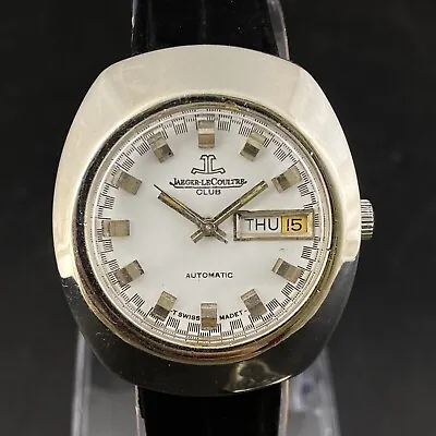 £21 • Buy Vintage Jaeger Lecoultre Club Automatic Day Date Men's Wrist Watch