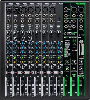 Mackie ProFX12v3 Mixer - 12 Channel USB Mixer With Onboard Effects *B-STOCK* • £286
