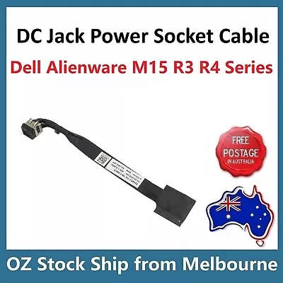 DC Jack Power Socket Cable Dell Alienware M15 R3 R4 P87F FDQ51 N2TFJ Genuine • $18