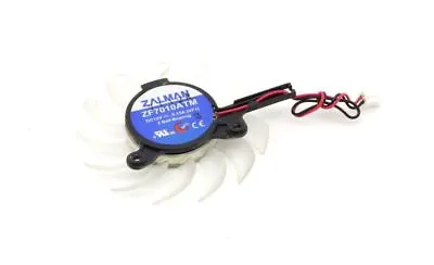 Zalman ZF7010ATM His 2-Ball Bearing Calme VGA Cooler Ventilateur 2-Pin 0.15A 12V • $26.83