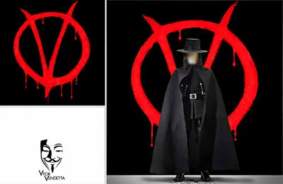 Detolf Diorama Backdrop~v For Vendetta~logo For Dc Direct Toys Power 1/6 Figures • $71.99