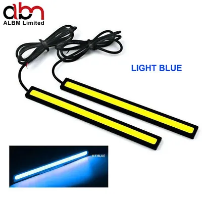 Car Day Time LED Running Lamp DRL COB Strip Light 12V Waterproof Drive Lamps RM • $6.56