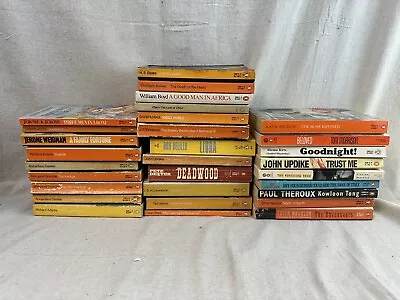 Lot Of 30 Vintage Penguin Literature Paperbacks ~ Orange Spine Fiction • $34.95