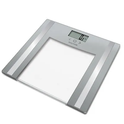 Salter Body Analyser Scale Measure BMI Body Fat Bone/Muscle Mass LCD Display • £19.95