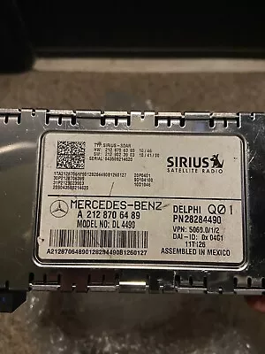 Sirius XM Car Radio Receiver-Mercedes Benz A2128706489-Model#DL 4490-Delphi!!!! • $15