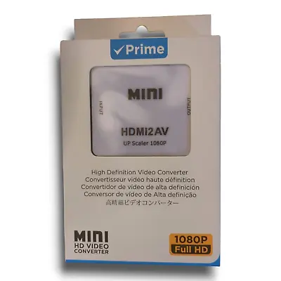 Mini Composite CVBS 3RCA HDMI To AV Video Converter HDMI2AV • $6.99
