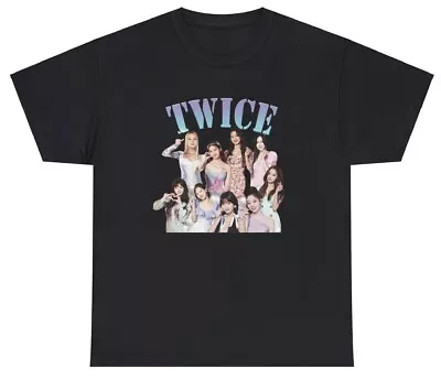 Twice T Shirt KPop Tour Jihyo Nayeon Momo Sana Mina Tzuyu Ready To Be Tour Tee • $24.99