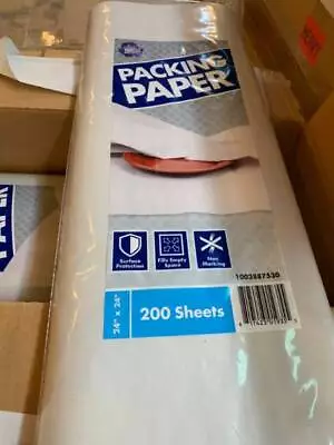 Pratt Retail Wrapping Packing Paper 200 Sheets X2 24 X 24 In Moving 400 Sheets! • $32.10