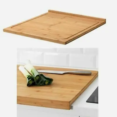 IKEA LAMPLIG Wooden Chopping Board Serving Large Kitchen Tool Bamboo - 2 Sizes • £22.70