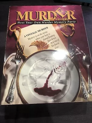 Murder Ala Carte: A Vintage Murder Host Your Own Mystery Party Game • $149.99