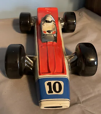 #10 Race Car Indy Car Indianapolis 500 Decanter 1970 Ezra Brooks • $28.99