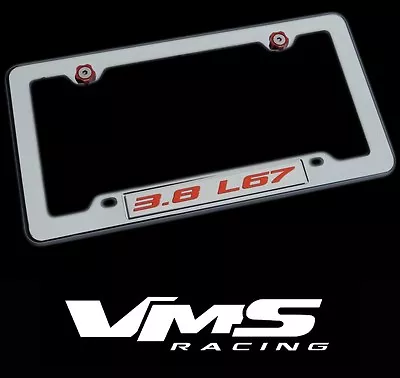 Vms 1 Chrome License Plate Frame For Chevy 3.8 L67 Rdsl • $20.95