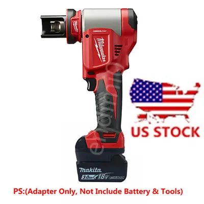 MAKITA 18V BL1830 Slider Li-ion Battery To Milwaukee M18 Cordless Tools Adapter • $16.88