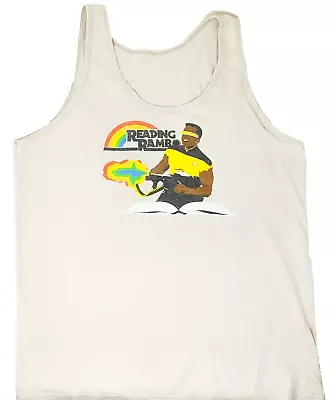 Reading Rambo Tank Top T-Shirt Vintage - Chest 38  Sz S? M? - Star Trek - Cotton • $18.95