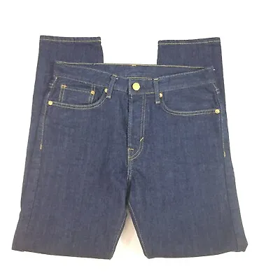 H & M & Denim Slim Straight Button Fly Jeans Men's 29(31) X 30 • $13.98