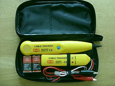 £19.99 • Buy Cable Finder Tone Generator And Probe Tracker Wire Tracer Kit Network Tester