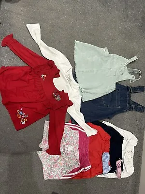 Baby Girl Clothes Bundle Age 12-18 Months Mainly Next Zara  Adidas • £6.99