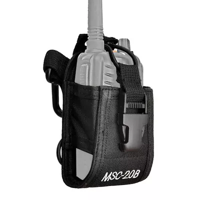 Walkie Talkie Holder Bag Two Way Radio Case With Shoulder Strap For Baofeng • £8.29