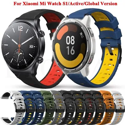 20 22mm Silicone Strap For Xiaomi Mi Watch Color 2 Air Sport Band S1 Active Belt • $6.31