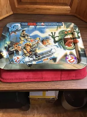 The Real Ghostbusters Vintage Metal TV Tray Dinner Lap Tray 1986 • $44