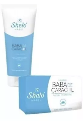 Shelo Nabel 1jabÓn&1crema F.baba De Caracol Facial/ Snail Slime Cream&bar Soap • $24.99