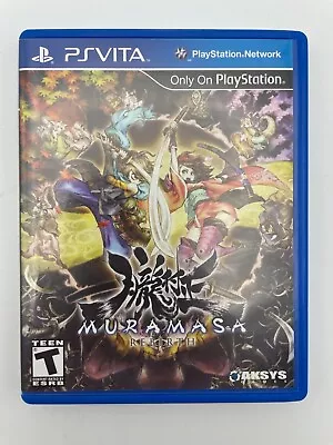 Muramasa Playstation PS Vita (CASE ONLY - NO GAME INCLUDED) • $10