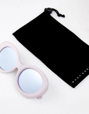 $14.14 • Buy New QUAY AUSTRALIA Drawstring Pouch For Sunglasses Eyeglasses Soft Case Black