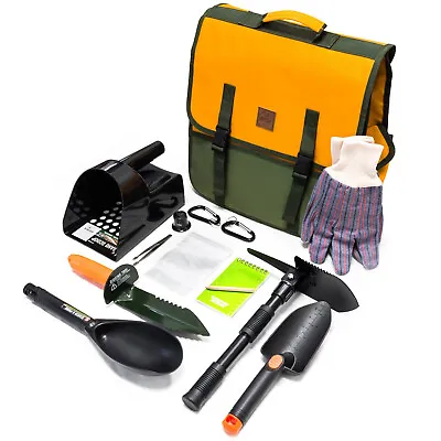 ASR Outdoor 19pc Metal Detector Accessories Kit With Unique Musette Tool Bag • $115.78