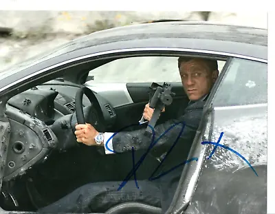 Skyfall Hand Signed Daniel Craig  Photo 10 X 8 James Bond Autograph COA • £185