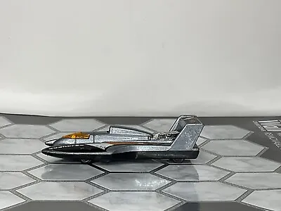 Vintage Hot Wheels Mattel 1995 Hydroplane Silver 1:64 Scale Seahorse Triton 5 • $2