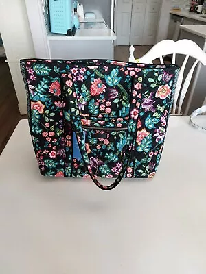 Vera Bradley Large Vera Tote Floral Vines NWT • $89